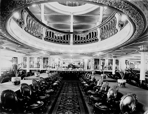 RMS Empress of Ireland First Class Dining Room