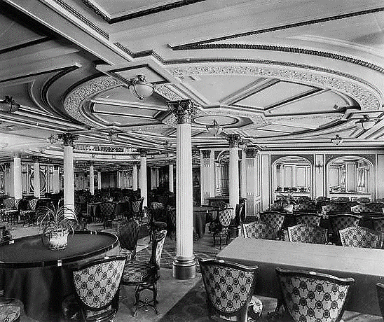 RMS Lusitania First Class Dining Room