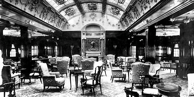 RMS Lusitania First Class Lounge