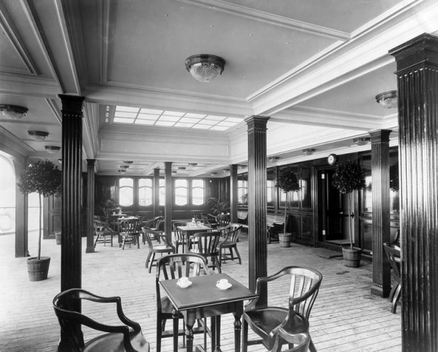 RMS Lusitania Verandah Café