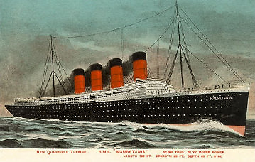 RMS Mauretania 1906