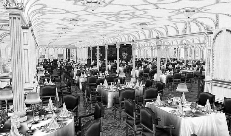 RMS Olympic First Class Dining Room