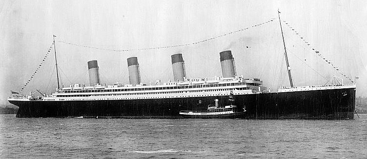 Postcard view of RMS Olympic