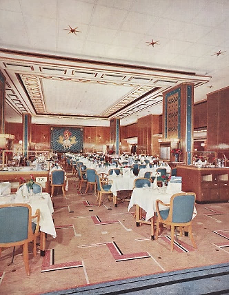RMS Queen Elizabeth First Class Restaurant