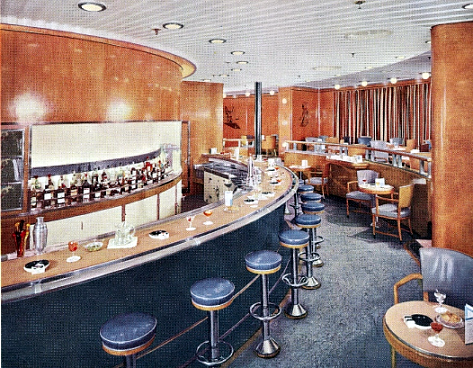 First Class Observation Lounge and Cocktail Bar