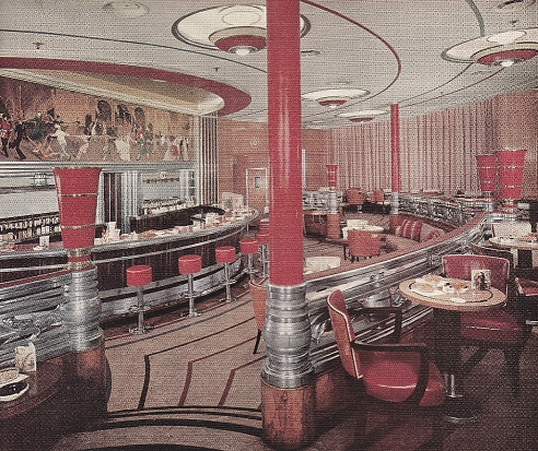 RMS Queen Mary Observation Lounge and Cocktail Bar