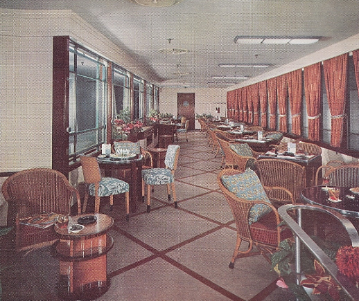 RMS Queen Mary Garden Lounge