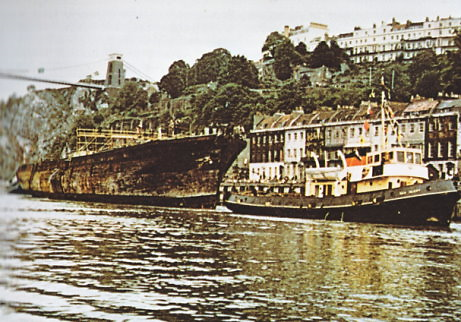 SS Great Britain returning to Bristol 19 July 1970