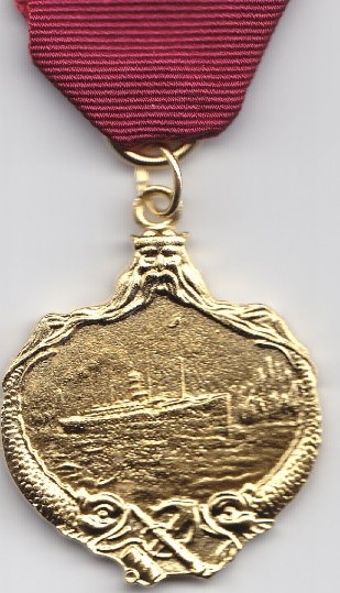 Replica medal presented to Captain Arthur Henry Rostron