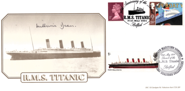 Millvina Dead, Last Titanic Survivor Signed Memorabilia 2001