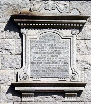 Monument to William McMaster Murdoch, Dalbeattie Town Hall