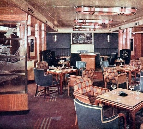 MV Britannic First Class Smoking Room